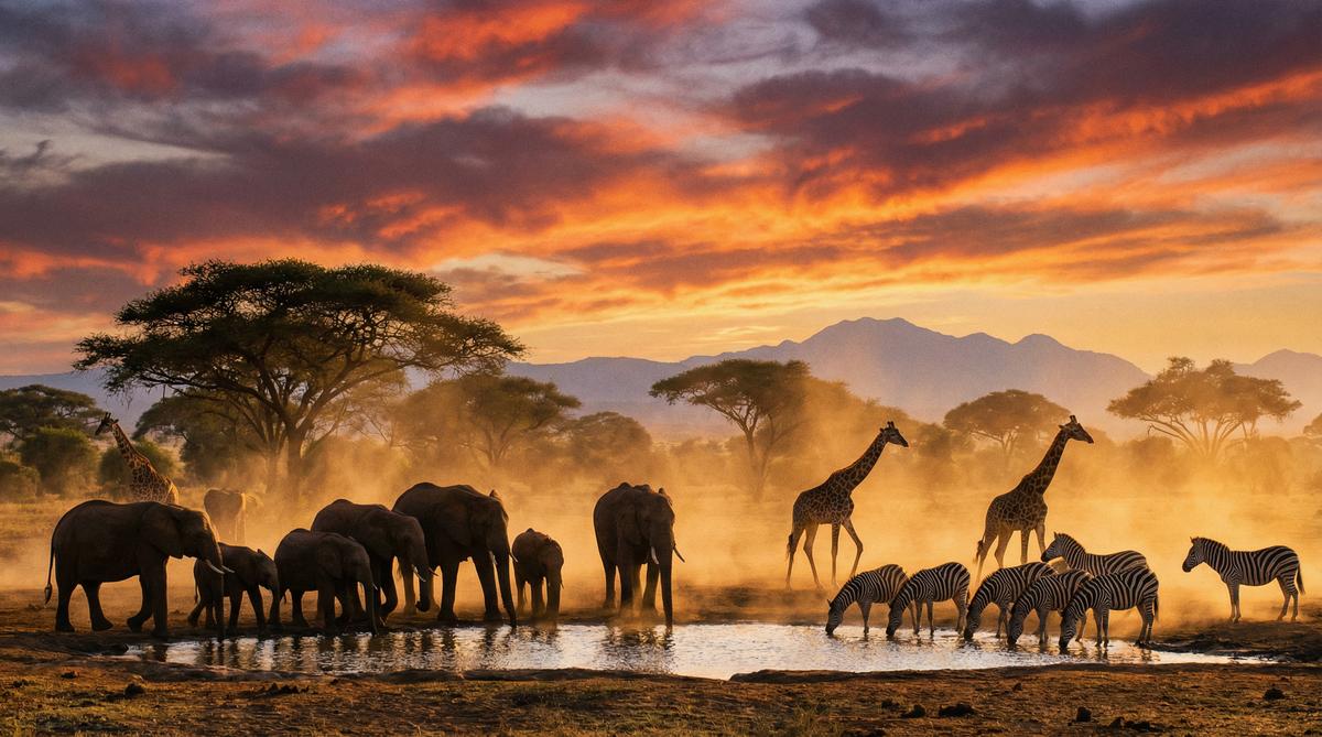 每日大赛非洲野生动物视频